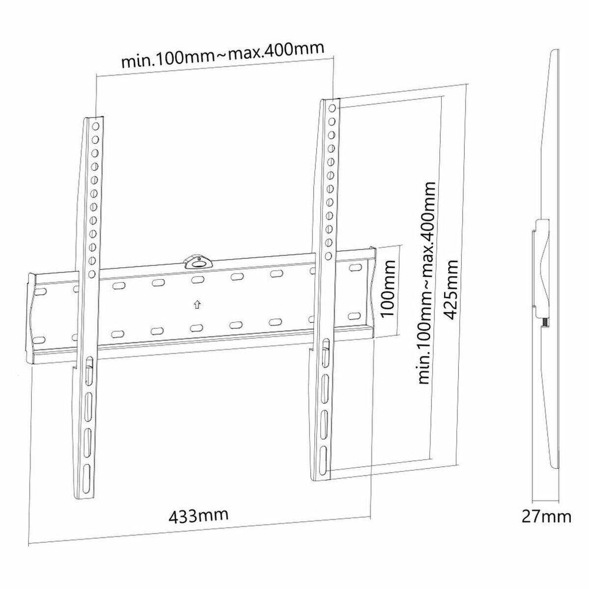 TV Konzol Neomounts FPMA-W300BLACK